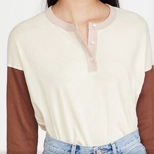 The GREAT - The Shrunken Henley Tee